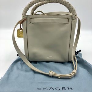 SOLD Skagen Mini Kolding Bucket Crossbody Bag.